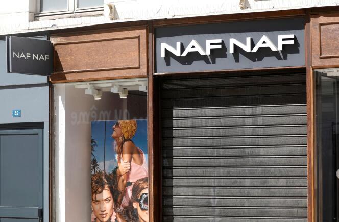 Une boutique Naf Naf à Vincennes, le 18 mai.
