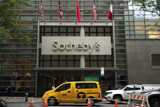 Le siège de Sotheby’s, à New York, en juin 2019.