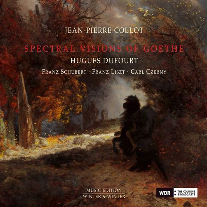Pochette de l’album « Spectral Visions of Goethe », de Jean-Pierre Collot.