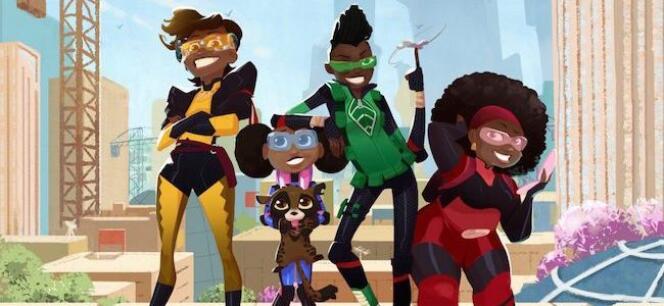 Série d’animation « Mama K’s Team 4 », une création 100% africaine de Netflix.