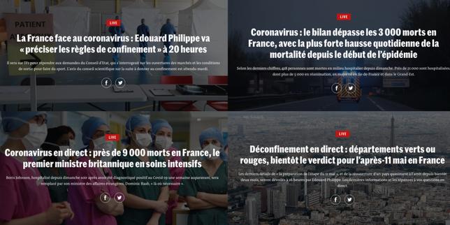 Coronavirus : comment les journalistes du « Monde » assurent, depuis 70 jours, un « live » permanent