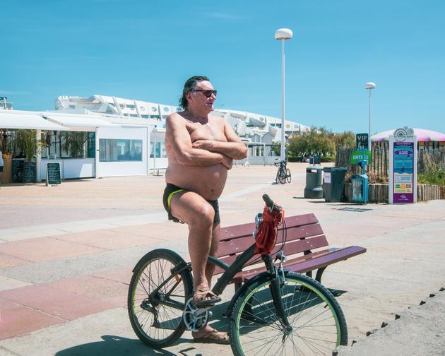Patrick, à la plage du Couchant, à La Grande-Motte, le 21 mai.