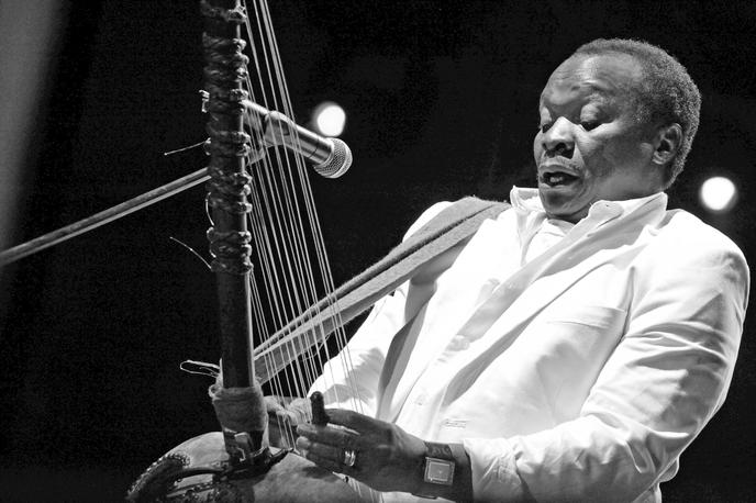Mory Kanté, en août 2008, au festival Sziget, à Budapest.
