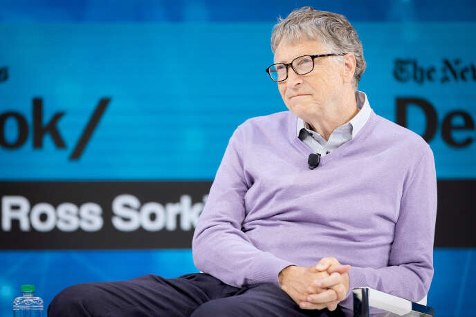 Bill Gates, cofondateur de la puissante fondation Bill et Melinda Gates, à son siège new-yorkais, le 6 novembre 2019. Le milliardaire philanthrope fait l’objet de nombreuses accusations depuis le début de la pandémie.