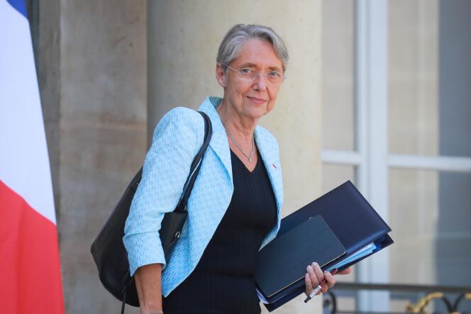 Elisabeth Borne, ministre de la transition écologique et solidaire, le 27 mai à l’Elysée.