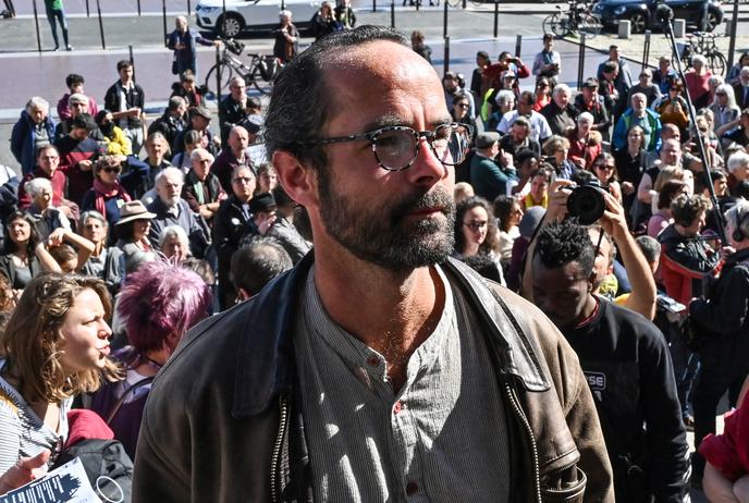 Cédric Herrou, le 11 mars 2020, à Lyon.