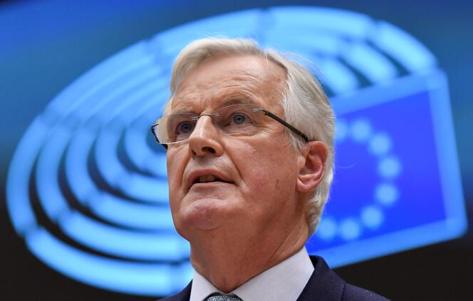 Michel Barnier, le négociateur en chef de l’UE, à Bruxelles, le 2 juin.