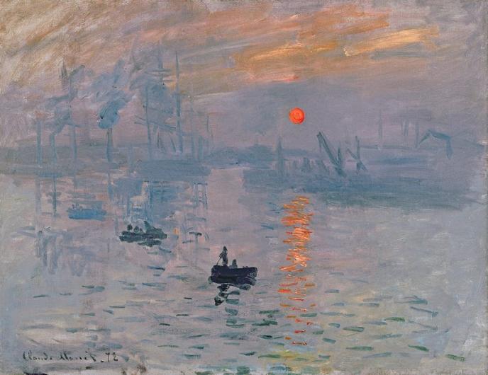 « Impression, soleil levant » (1872-1873), de Claude Monet.