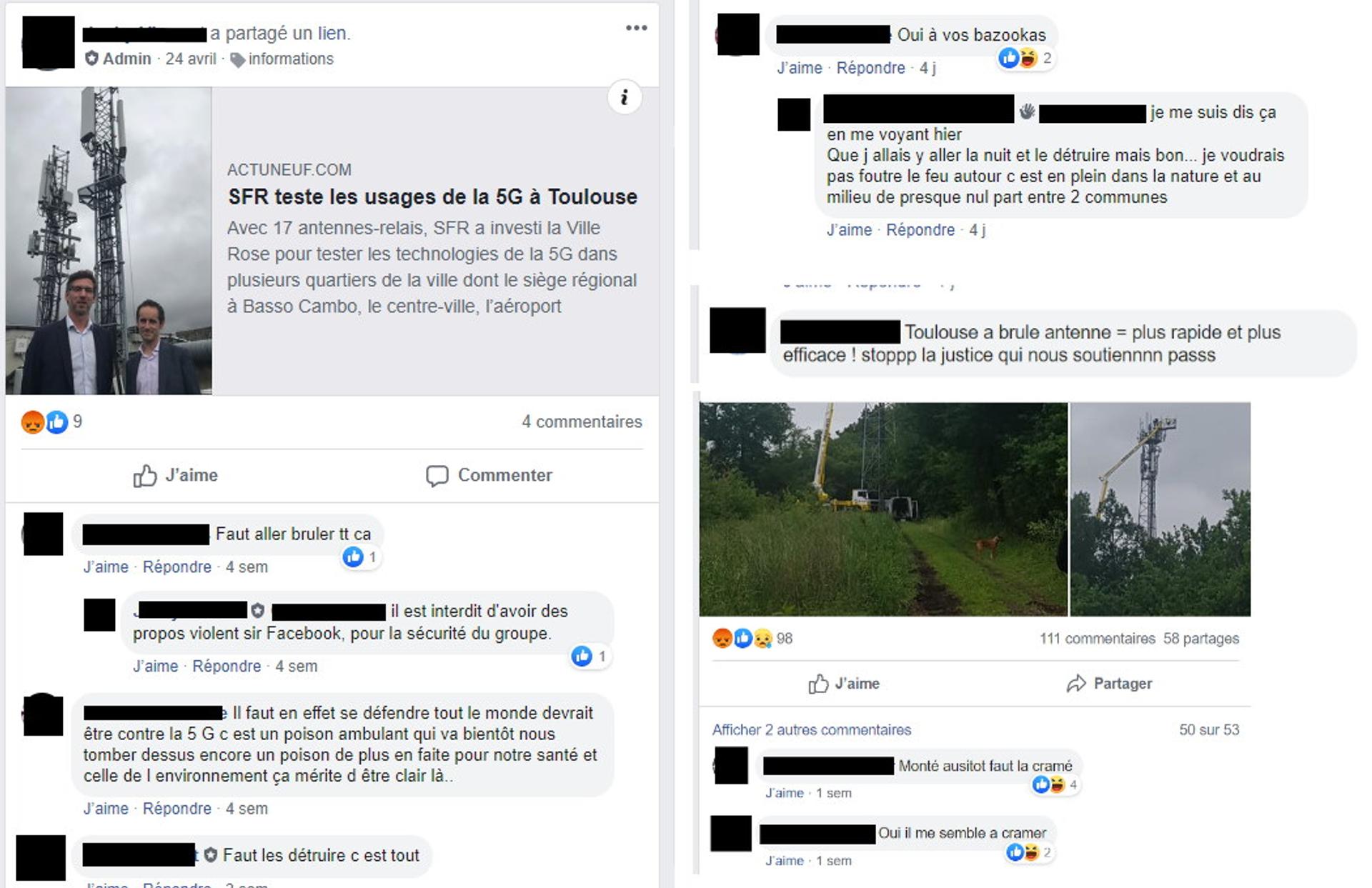 Visées par des incendies, les antennes-relais captent toutes les colères