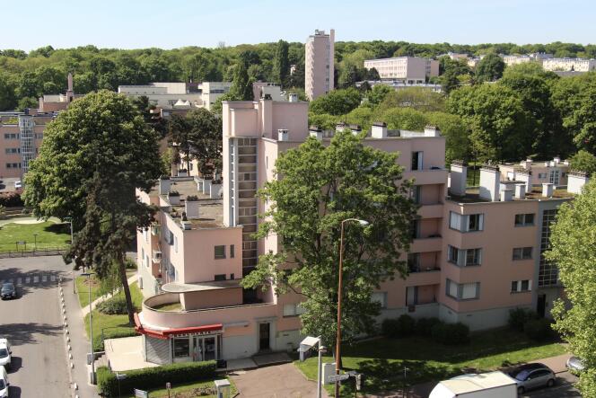 Le quartier de la Butte-Rouge à Châtenay-Malabry (Hauts-de-Seine).