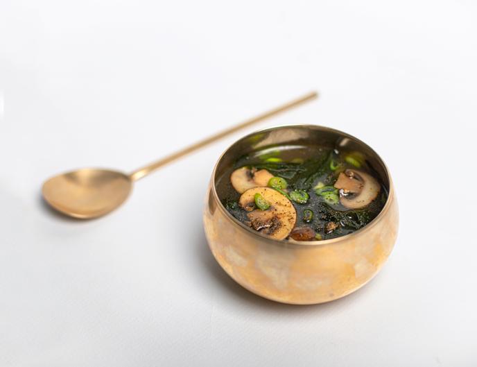 La soupe aux algues.