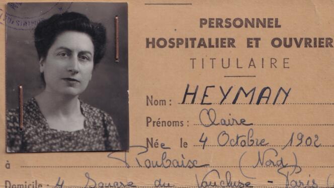 Claire Heyman, assistante sociale à l’hôpital Rothschild, à Paris, a organisé la fuite d’une centaine d’enfants juifs.
