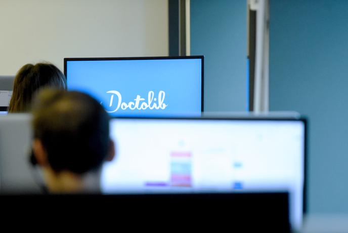 Les bureaux de Doctolib, à Paris, en avril 2019.