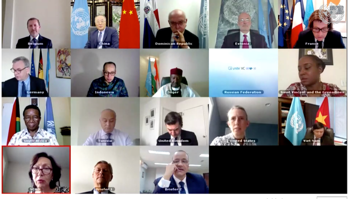 Le Conseil de sécurité de l’ONU, sur le G5 Sahel, s’est tenu virtuellement, le 5 juin.