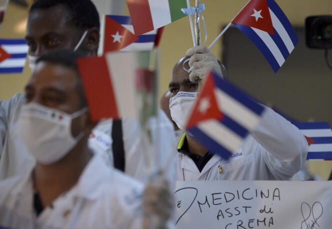 La France devient ainsi le troisième Etat européen, après l’Italie et Andorre, à recevoir l’aide directe de professionnels de santé cubains.