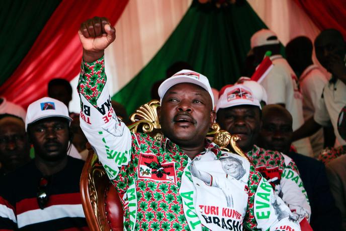 Pierre Nkurunziza, le 16 mai 2020.