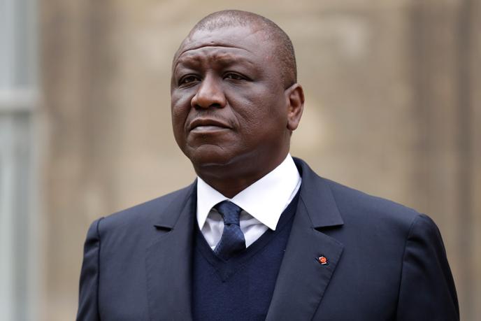 Le ministre ivoirien de la défense Hamed Bakayoko, à Paris, en novembre 2017.