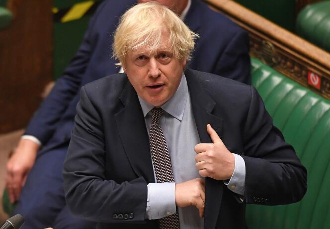 Le premier ministre britannique, Boris Johnson, à Londres, le 3 juin.