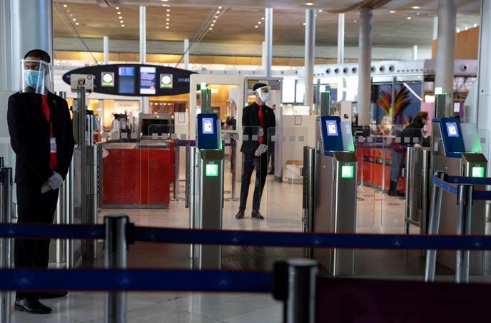 Le 14 mai 2020, à l’aéroport Roissy-Charles de Gaulle.