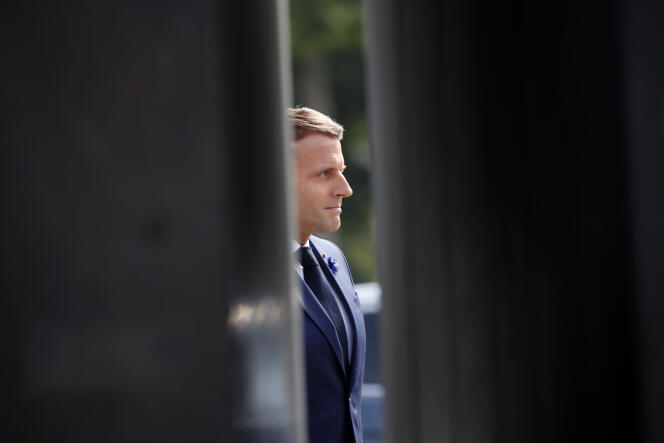 Le président Emmanuel Macron, à Paris, le 8 mai.