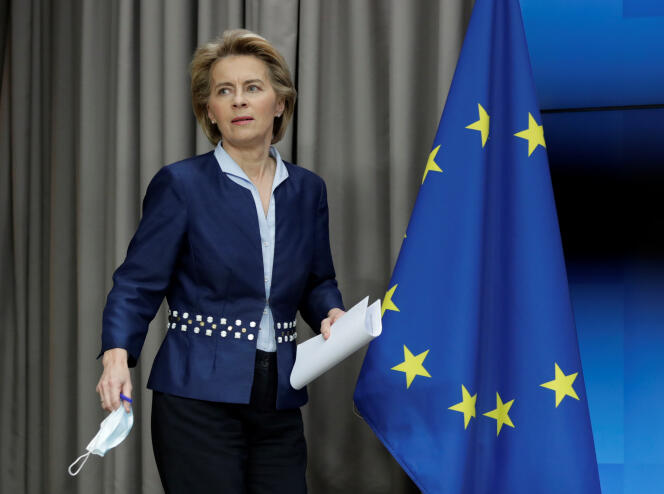 Ursula von der Leyen, présidente de la Commission européenne, à Bruxelles, le 19 juin.