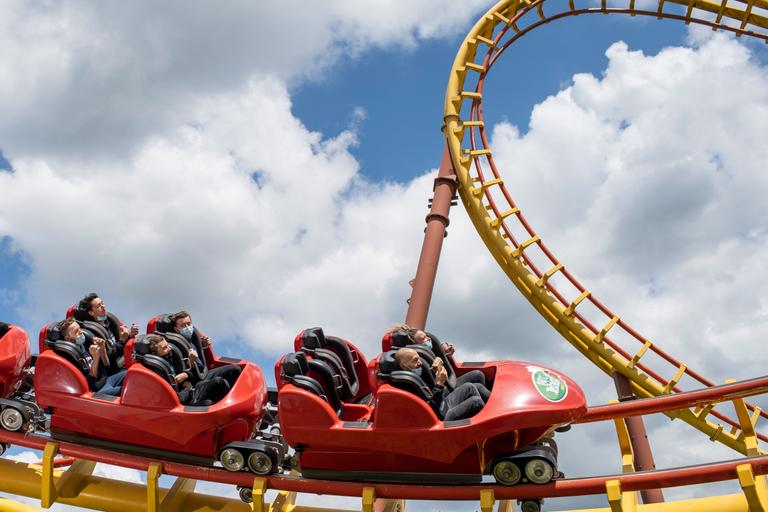 VALERIO VINCENZO POUR Parc Asterix, premiers jours d'ouverture après le cofinement.