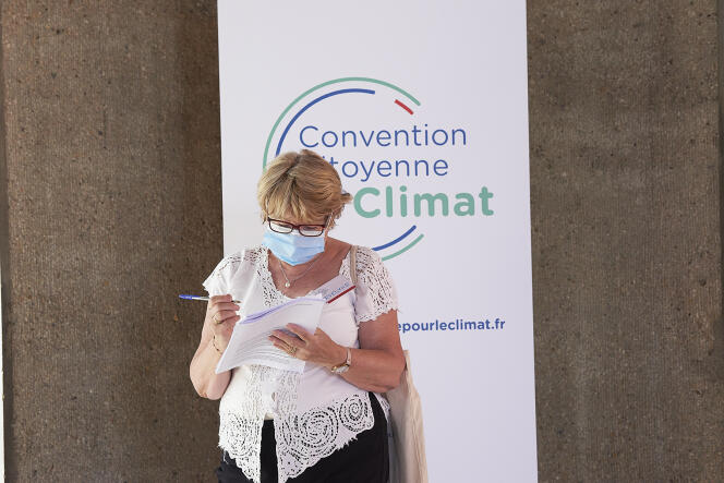 A la convention citoyenne pour le climat, le 20 juin.