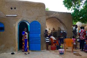 Une maison de Boromo, au Burkina-Faso, construite en « voûte nubienne », qui offre une grande faîcheur.