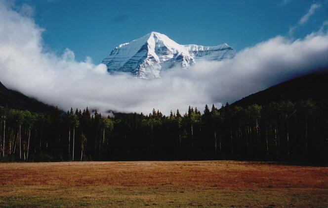 Le mont Robson, en Colombie-Britannique (Canada).