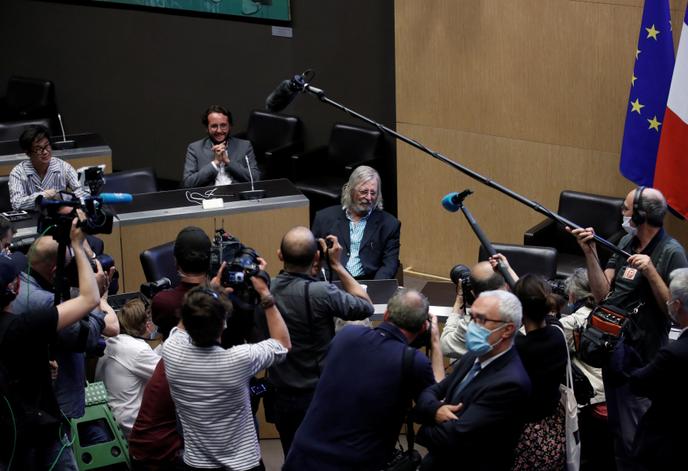 Le professeur Didier Raoult entendu par la commission d’enquête parlementaire sur la crise sanitaire, à l’Assemblée nationale à Paris, le 24 juin.