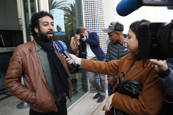 Le journaliste Omar Radi, à Casablanca, le 5 mars 2020.