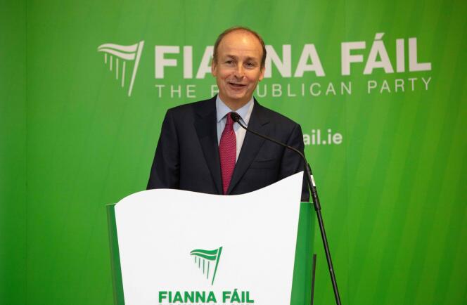 Le dirigeant du Fianna Fail, Micheal Martin, à la veille de sa nomination comme premier ministre, le 26 juin à Dublin.