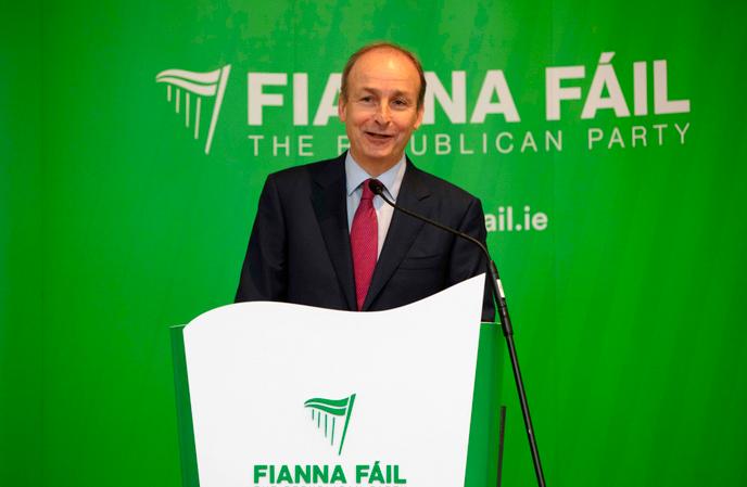 Le dirigeant du Fianna Fail, Micheal Martin, à la veille de sa nomination comme premier ministre, le 26 juin à Dublin.