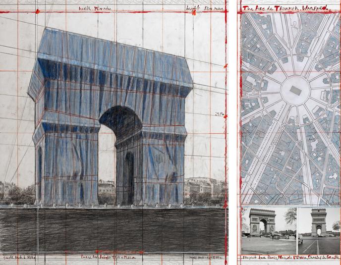 « Projet pour l’Arc de triomphe, Paris » (2018).
