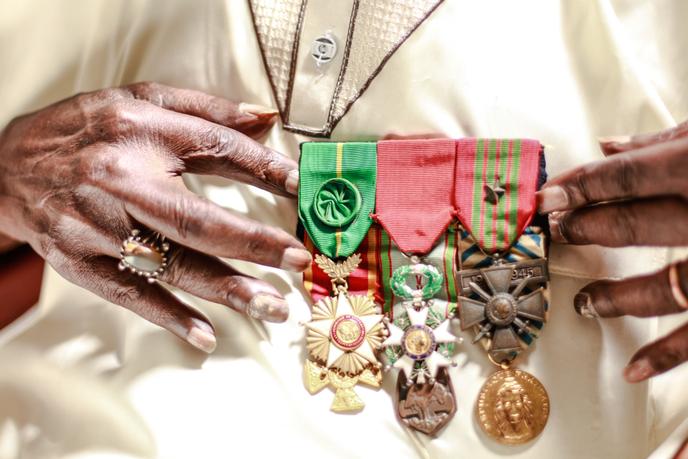 Issa Cissé, tirailleur sénégalais mort en 2018 à l’âge de 96 ans, avait participé au Débarquement de Provence, en 1944, et reçu plusieurs médailles militaires.