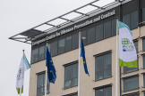 Le Centre européen de prévention et de contrôle des maladies (ECDC) à Solna en Suède, le 3 mars 2020.