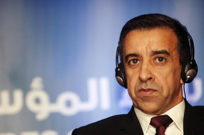 Ali Haddad, ancien dirigeant de la principale organisation patronale algérienne, le Forum des chefs d’entreprises (FCE), le 26 octobre 2015 à Alger.