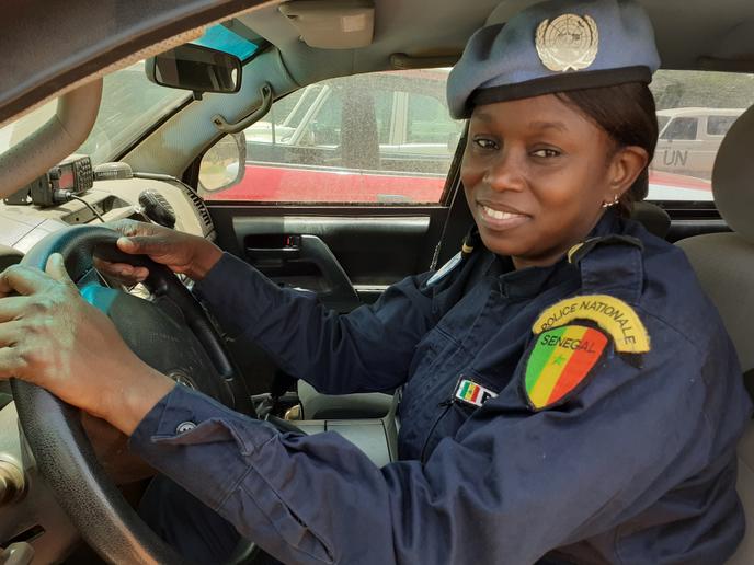 La Sénégalaise Fatou Bintou Dahaba est casque bleu à Tombouctou, au Mali, au sein de la Minusma.