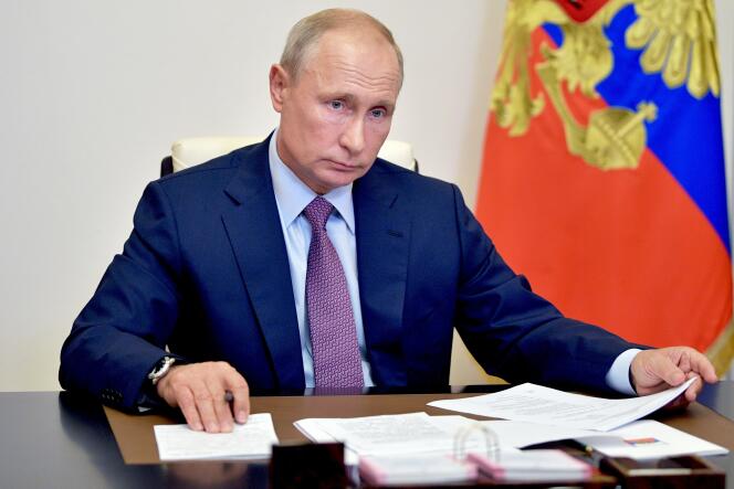 Vladimir Poutine, le 2 juillet 2020, à Moscou, en Russie.