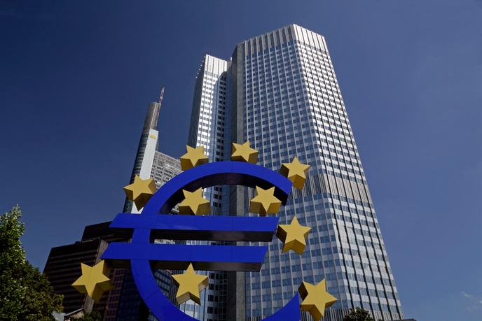 Le siège de la Banque centrale européenne à Francfort-sur-le-Main, Hesse, Allemagne.