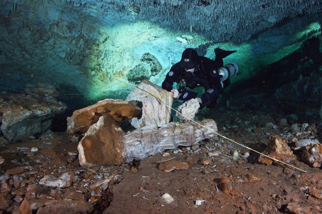 Les plongeurs du Cindaq ont exploré les grottes sous-marines dans la péninsule du  Yucatan.