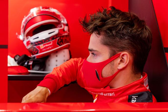 Charles Leclerc, le 3 juillet 2020, sur le circuit de Spielberg, en Autriche.
