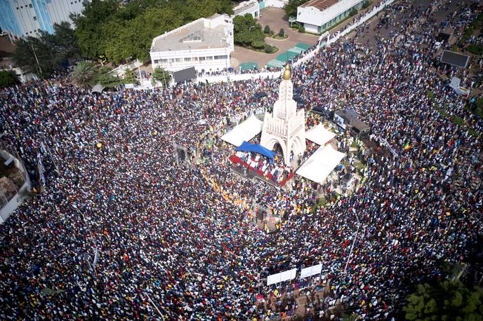 Manifestation contre le président Ibrahim Boubacar Keïta à Bamako, le 19 juin 2020.