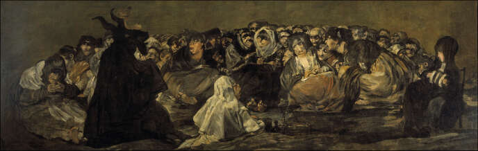 Le shabbat des sorcières, par Francisco de Goya, 1823, musée du Prado (Espagne).