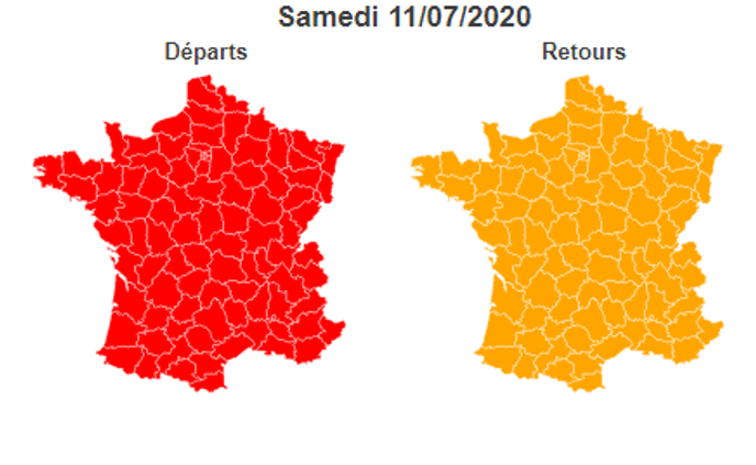 Pres De 1 000 Km De Bouchons En France Pour Les Departs En Vacances