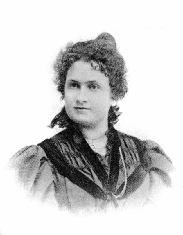 La docteure et pédagogue italienne Maria Montessori, en 1896.
