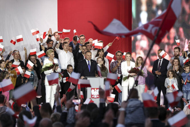 Le président Andrzej Duda, le 12 juillet, à Pultusk.
