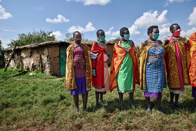 A Talek, au Kenya, le 24 juin 2020. Ce village masai fait partie de la réserve nationale du Masai Mara, désertée par les touristes en raison de la pandémie de nouveau coronavirus.