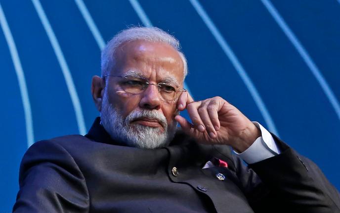Le premier ministre indien, Narendra Modi, à Brasilia, en novembre 2019.