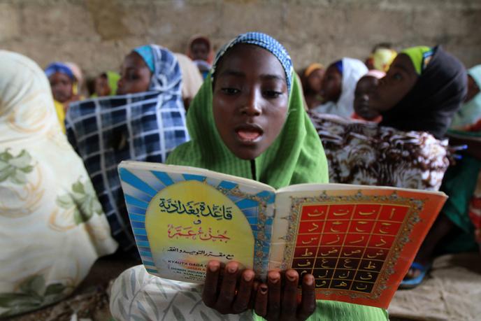 Dans une école coranique dans l’Etat de Kano en juillet 2012.